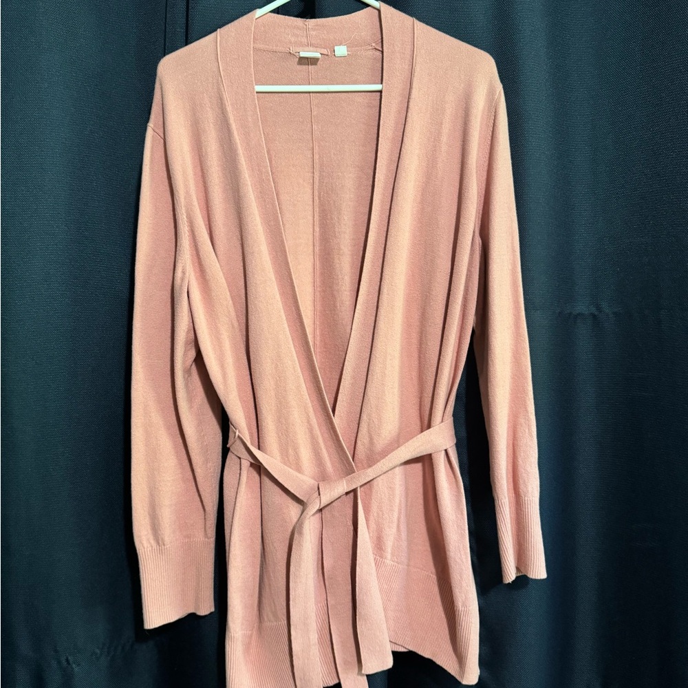 GAP Women's Blush Belted Cardigan